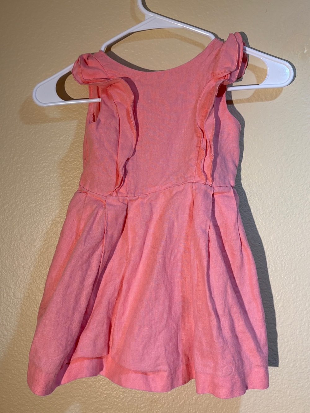 Jacadi Paris Toddler 5A Pink Dress 100% Cotton